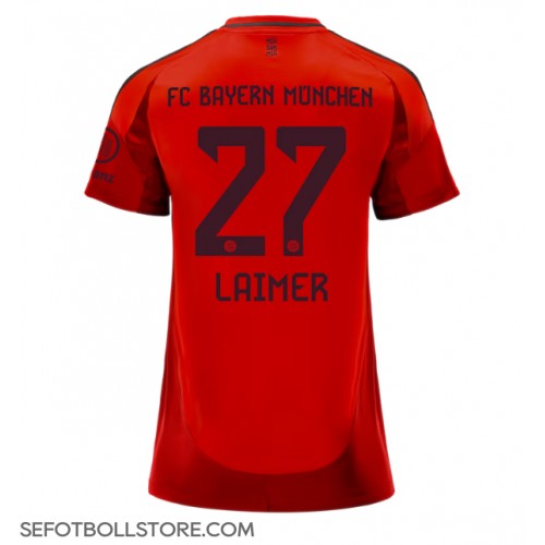 Bayern Munich Konrad Laimer #27 Replika Hemmatröja Dam 2024-25 Kortärmad